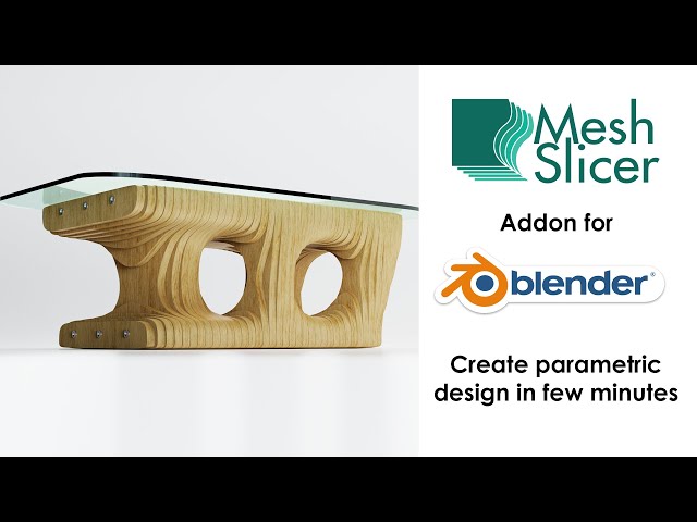 Mesh Slicer 1.0 Demo - create a parametric design of any 3D mesh in few minutes