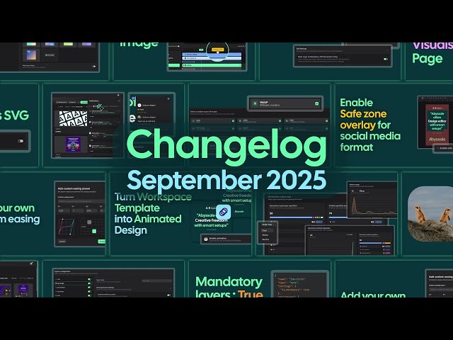 Abyssale September 2025 Changelog : Animated Templates, Safe-Zones & Custom Easing