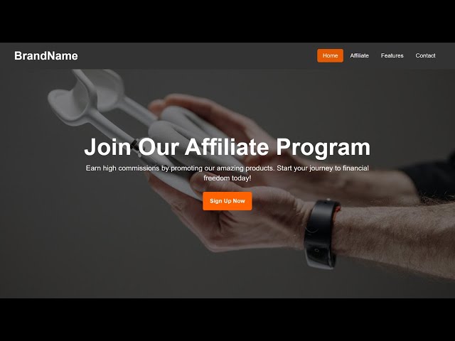 Create a Simple Affiliate Marketing Landing Page with HTML & CSS (Tutorial)
