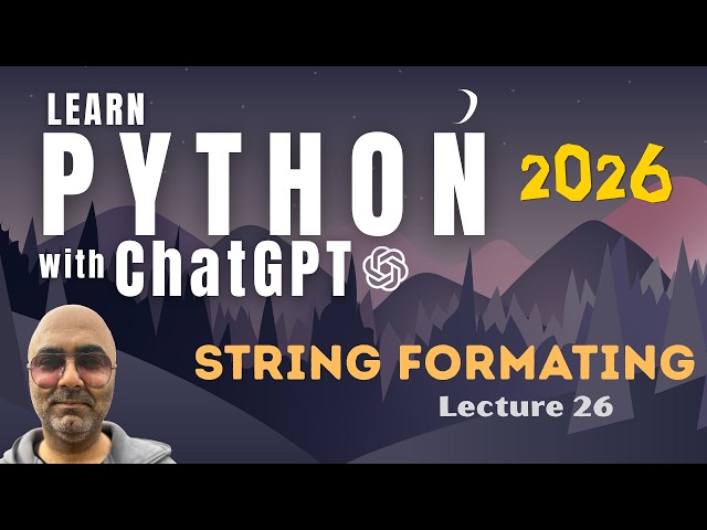 Python Programming Tutorial for Beginners | String formating in Python