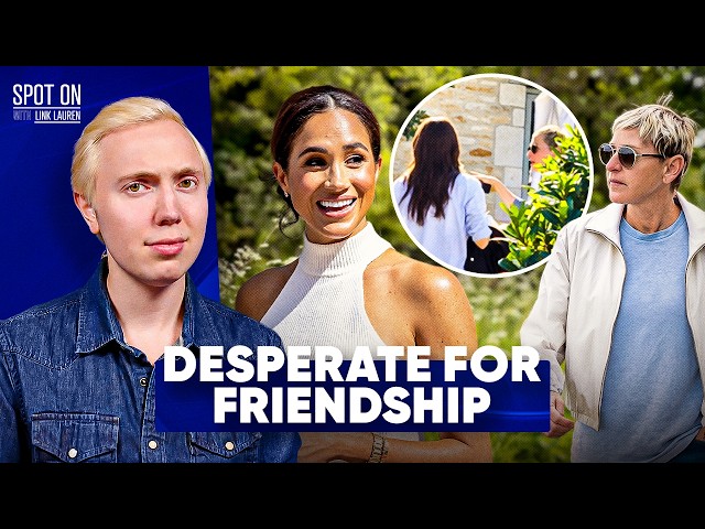 Desperate Meghan Markle Meets With Ellen DeGeneres As Hollywood Turns Their Back On Them Both