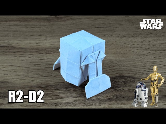 Origami R2-D2 Tutorial | How to Make Origami R2-D2 Star Wars Paper Droid Tutorial