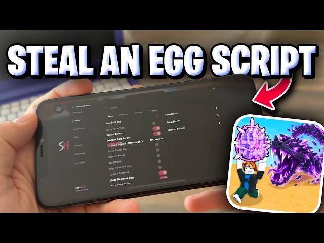 Steal An Egg Script - How To Get Steal An Egg Roblox Script NO KEY - Script Steal An Egg - *WORKS*