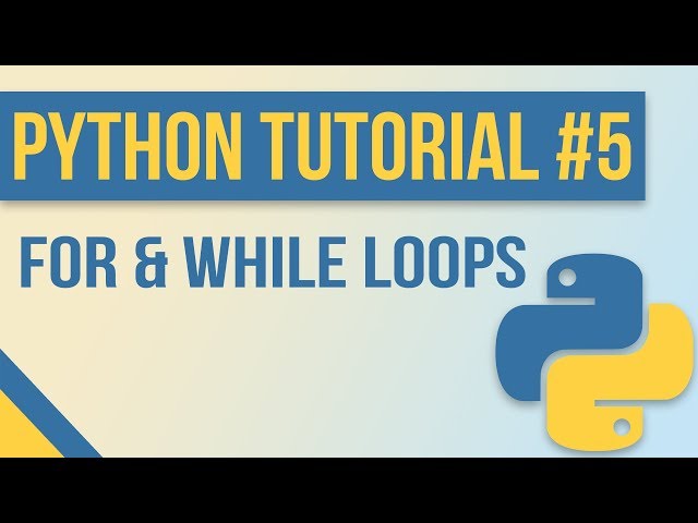 For Loops & While Loops in Python - Beginner Python Tutorial #5 (with Exercises)
