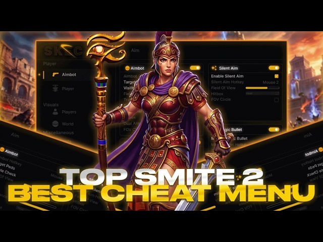 ⚡smite 2 cheat — top hack menu with aimbot, esp & many! free 100%!🚀