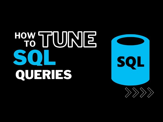 The Secret to Making Your SQL Queries Perform Better | Query Tuning in SQL Server