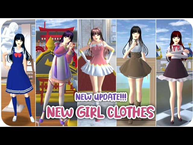 New Girl Clothes Update | Sakura School Simulator Chinese Version New Update