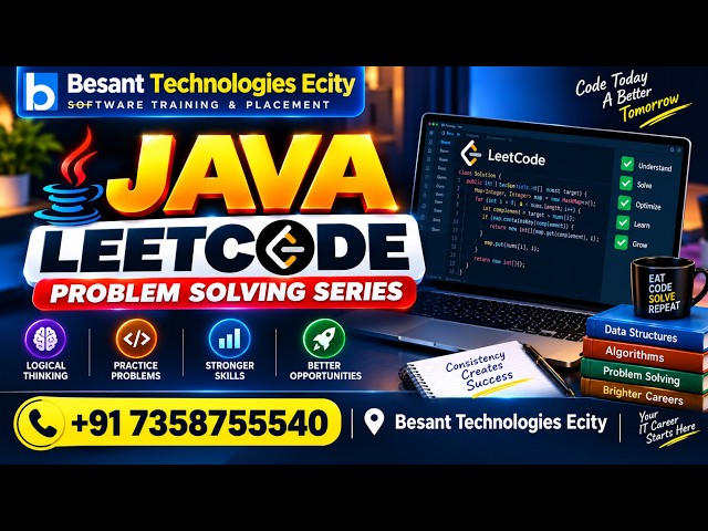 Java LeetCode Problems | Java course in Bangalore | Besant Technologies Ecity