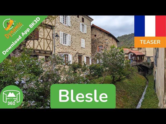 Blesle | Learn French in VR | 360 8K3D Teaser | DYNAMIC LANGUAGES
