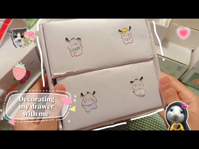 🍰💞Decorating my drawer w/m..🍡🍀꒰⁠⑅⁠ᵕ⁠༚⁠ᵕ⁠꒱⁠˖⁠♡Nusu|| kawaii✨💗