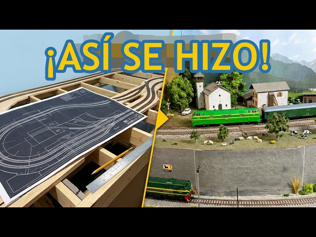 🎞️ Construction secrets: How Paco's H0 model train layout was made