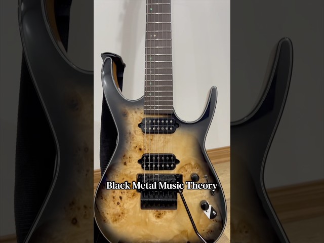 Black Metal Music Theory - Minor Inversions #blackmetal #metal #guitar #riff #music