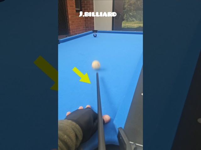 Closed Bridge = More Accuracy on Long Shots #jbilliard #8ballpool #trickshot