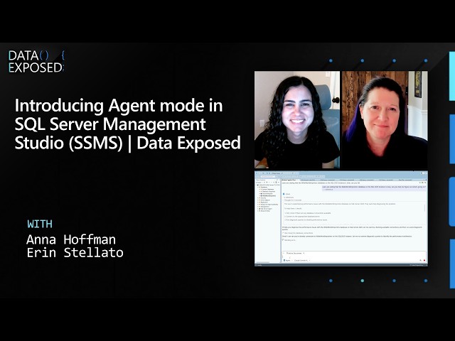 Introducing Agent mode in SQL Server Management Studio (SSMS) | Data Exposed