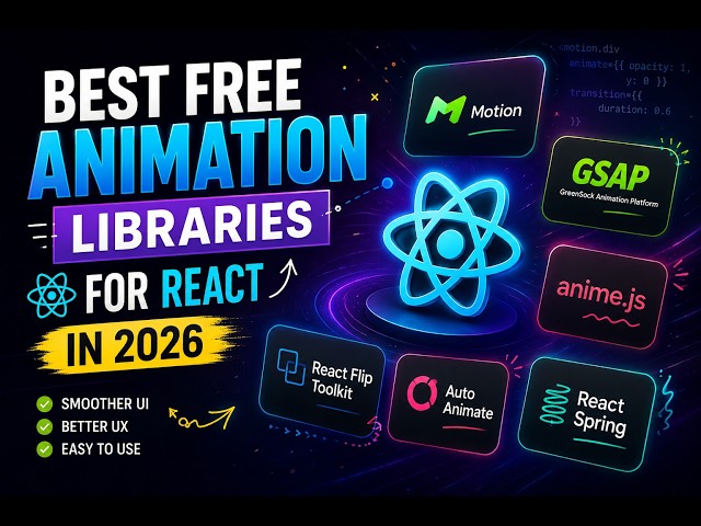 Best Free Animation Libraries for React in 2026