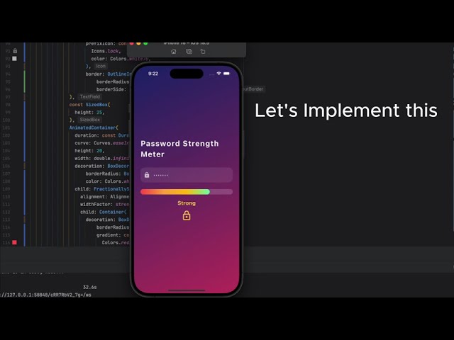 Flutter Password Strength Meter Tutorial: Build Animated Validator from Scratch (2025)