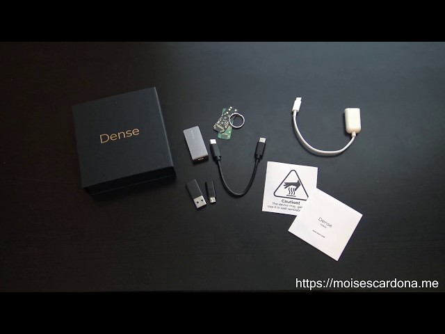 Unboxing the DENSE Adapt Reference USB Audio DAC