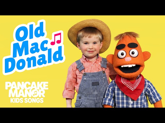 Old MacDonald Had a Farm 🐄 | Animal Sounds Song for Kids | Nursery Rhymes & Preschool Learning