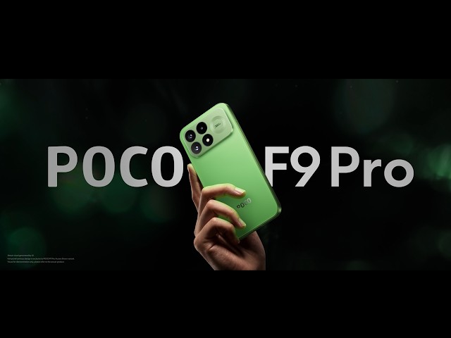POCO F9 Series | Meet the New Aurora Green