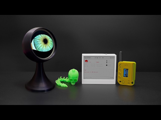 3D Hangouts –  E-Ink FruitMesh, Monster Eyes and Skull Spine