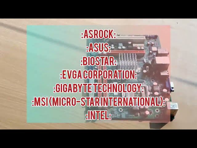 What is Computer Motherboard & Components function