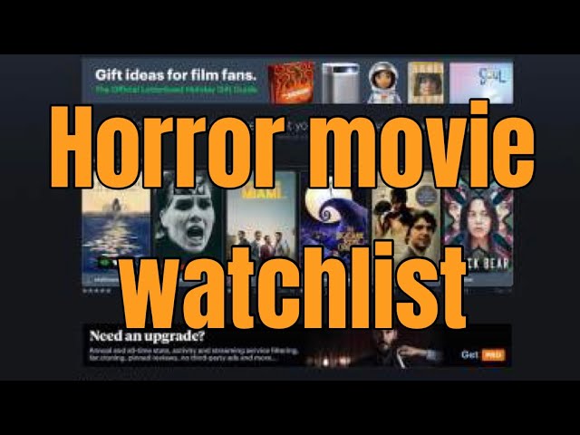 I watched a horror movie from my watchlist every day for October.