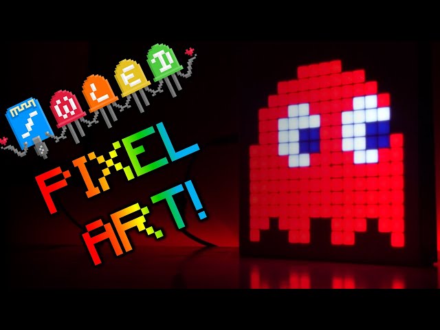 Creating PIXEL ART with WLED!!