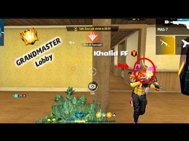 STORM V/S V BADGE 😱||Dominate the top grandmaster lobby 🔥