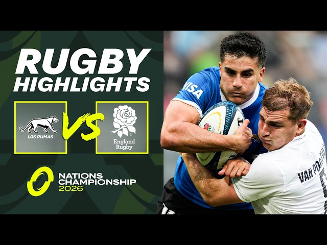 HIGHLIGHTS - Argentina v England | Insane Ending | Nations Championship Rugby 2026