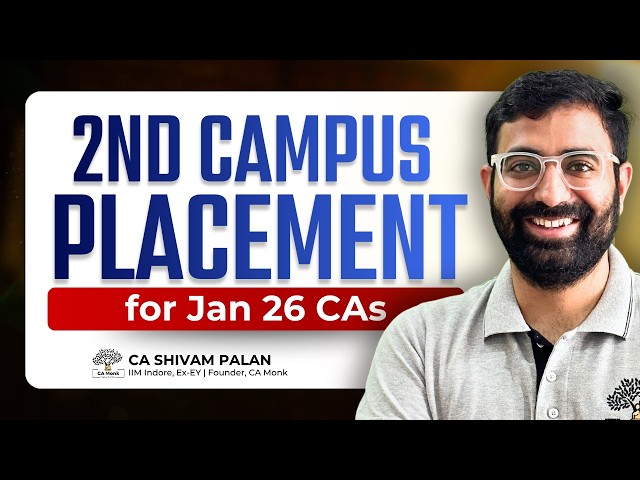 [Imp Update] Additional ICAI Campus Placement for Jan 26 CAs || ICAI Campus Placement