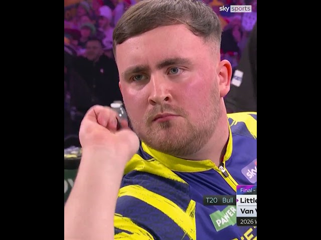Luke Littler reels in the BIG FISH 🎣 #darts #skysports