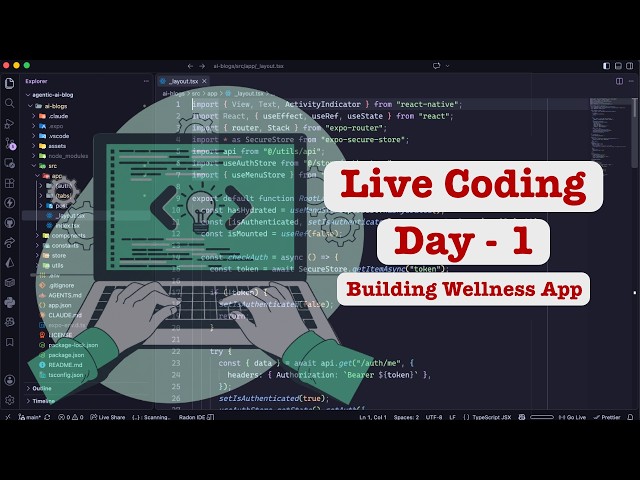 Day -1 Building a Wellness App with React Native (Expo) and Firebase