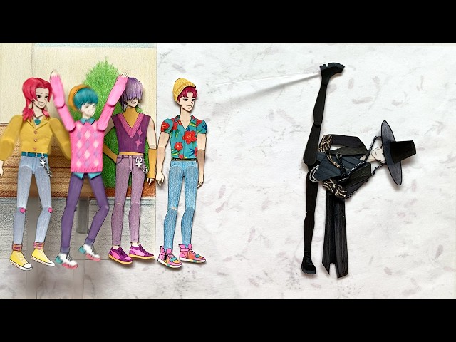 Kpop demon hunters paperdoll 09【Chinese Military dance】