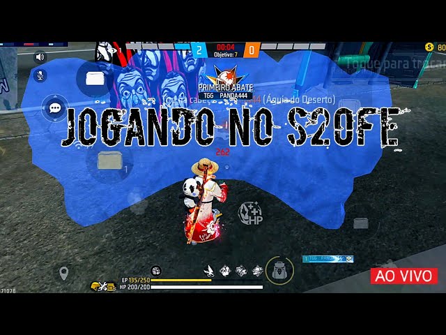 JOGANDO FREEFIRE AO  NO S20 FE