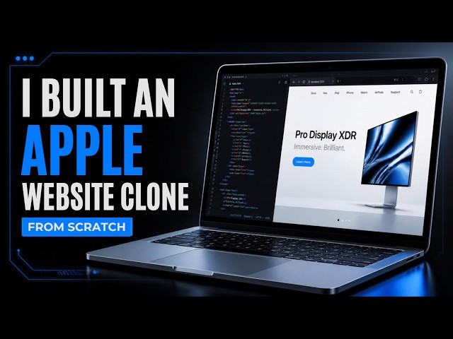 How to Clone Apple's Website (Step-by-Step Tutorial)