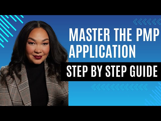 PMP Application STEP-BY-STEP guide!