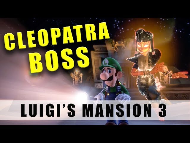 Luigi's Mansion 3 Cleopatra's Mummy ghost boss 10F - How to beat the Floor 10 Tomb Suites boss