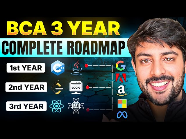 BCA 3-Year Complete Roadmap 2026 | Nobody Tells You This