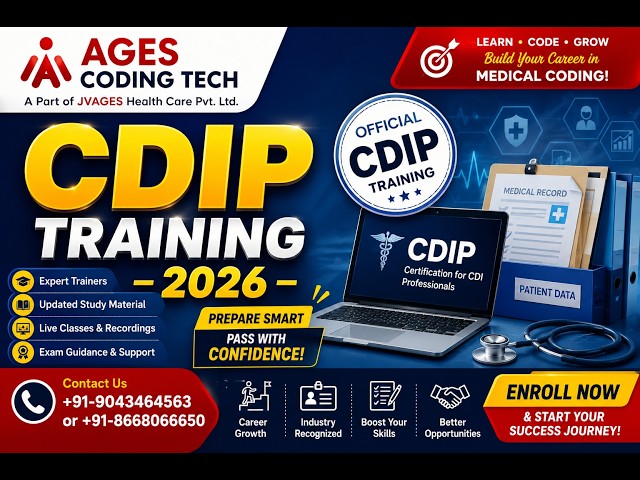 CDIP Certification Demo Class | JVAGES Health Care