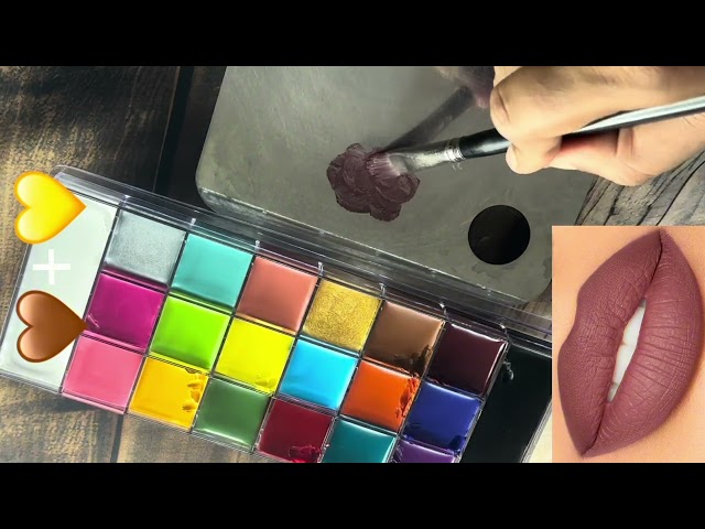 Lipstick Color Mixing Tutorial | Create Your Own Custom Shades #lipsticktutorial #lips #lipstick 