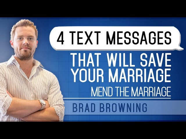 4 Text Messages to Save Your Marriage