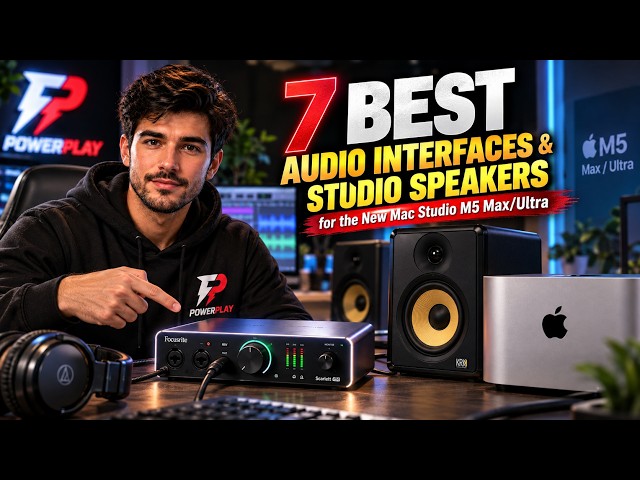 7 Best Audio Interfaces & Studio Speakers for the New Mac Studio M5 Max/Ultra