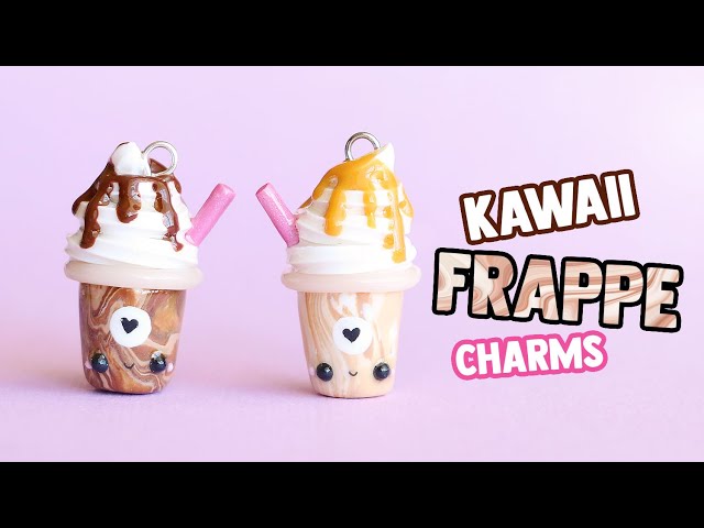 Kawaii Chocolate Caramel Frappe │ Polymer Clay Tutorial