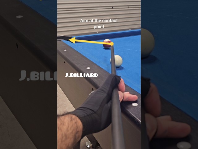 Aiming the Thin Cut Shot | Pool Tips for Accuracy #8ballpool #poolshots #billiards