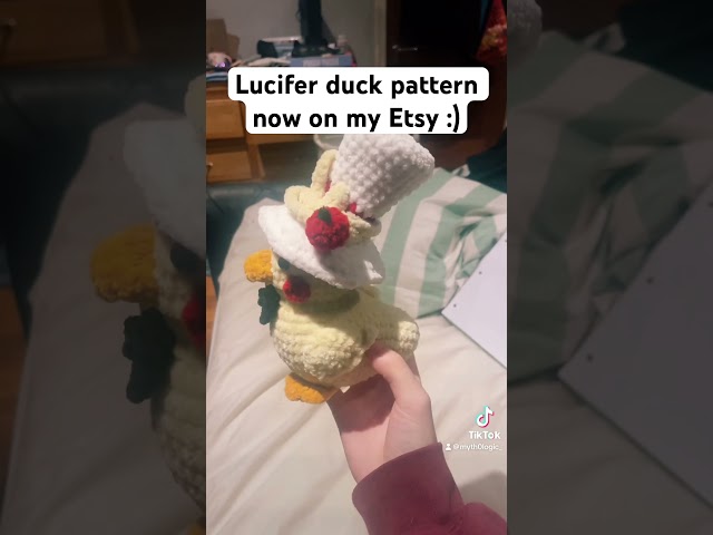 Myth0logicShop.Etsy.com :))) #crochetpattern #hazbinhotel #hazbinhotelart #hazbinhotellucifer