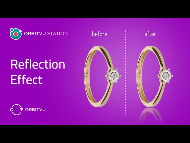 How to Add a Reflection Effect to Product Photos in Orbitvu Station | Orbitvu