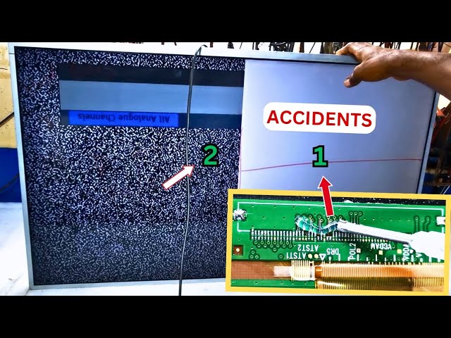 How to Repair Damaged LCD Panel Using a SOLDERING IRON