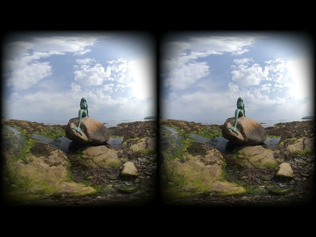 Mermaid of the North in VR 180