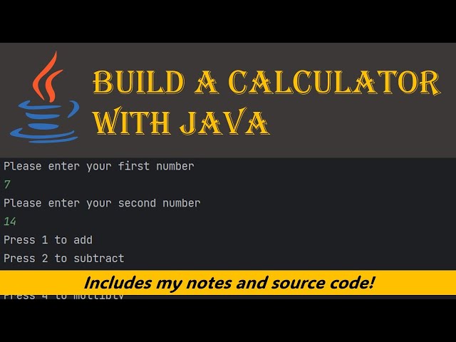 #10 | Build a calculator | Java tutorial for beginners
