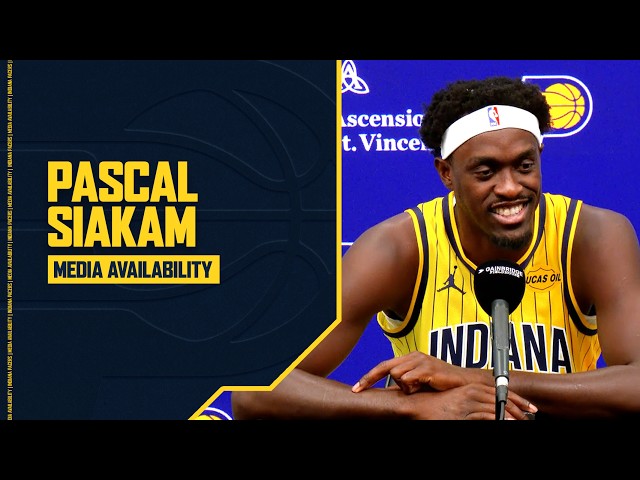 Pascal Siakam Media Availability (September 28, 2026) | Indiana Pacers Media Day